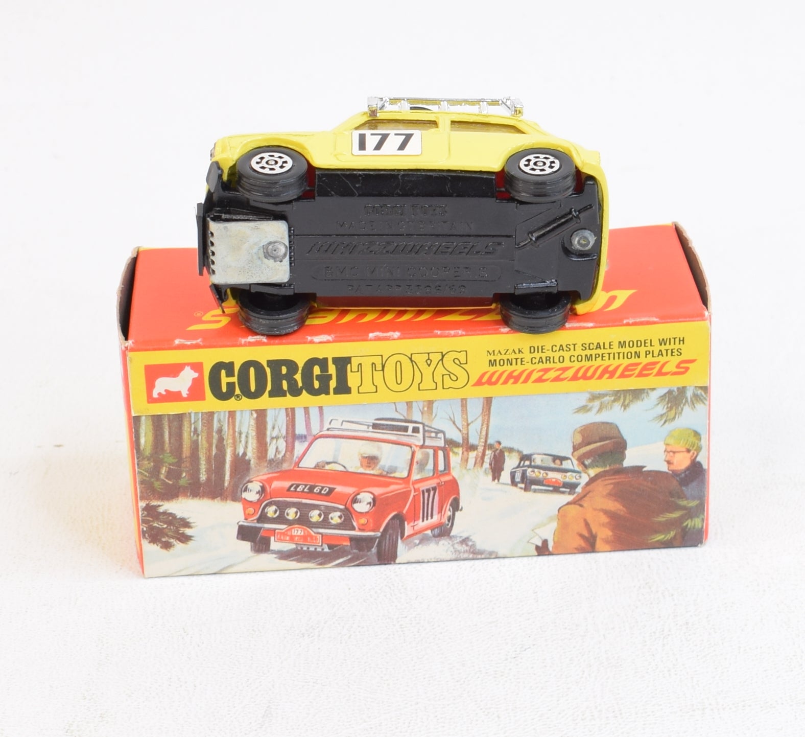 CORGI Whizzwheels 308 モンテカルロ　ミニクーパー　ミニカー Corgi 308, Monte Carlo Mini - Free Price Guide & Review