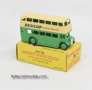 Dinky toys 290 Double deck bus 'Dunlop' Virtually Mint/Boxed