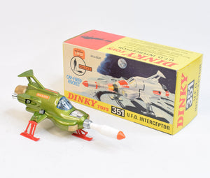 Dinky toys 351 SHADO UFO Interceptor Virtually Mint/Boxed 'Llanellen' Collection