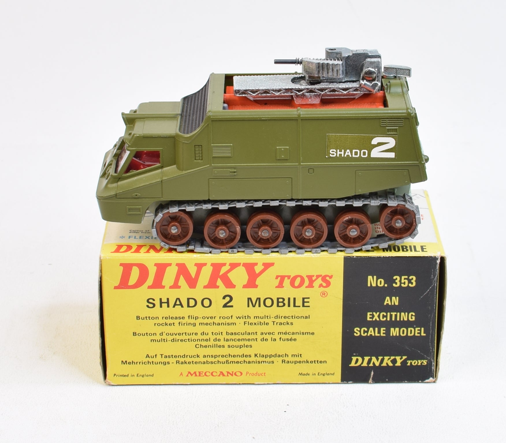 Dinky toys 353 SHADO 2 Mobile Virtually Mint/Boxed 'Llanellen' Collect ...