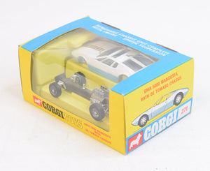 Corgi toys 271 Ghia 5000 Mangusta with de Tomaso Chassis Mint/Nice box