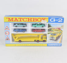 Matchbox G-2 Transporter Set Mint/Boxed - Sealed cellophane