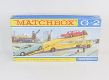Matchbox G-2 Transporter Set Mint/Boxed - Sealed cellophane