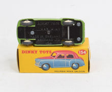 Dinky Toys 154 Hillman Minx Virtually Mint/Nice box