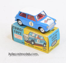Corgi toys 227 Mini-Cooper Competition Virtually Mint/Boxed (RN1)