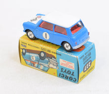 Corgi toys 227 Mini-Cooper Competition Virtually Mint/Boxed (RN1)