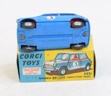 Corgi toys 227 Mini-Cooper Competition Virtually Mint/Boxed (RN3)