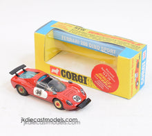 Corgi toys 344 Ferrari 206 Dino Virtually Mint/Nice box