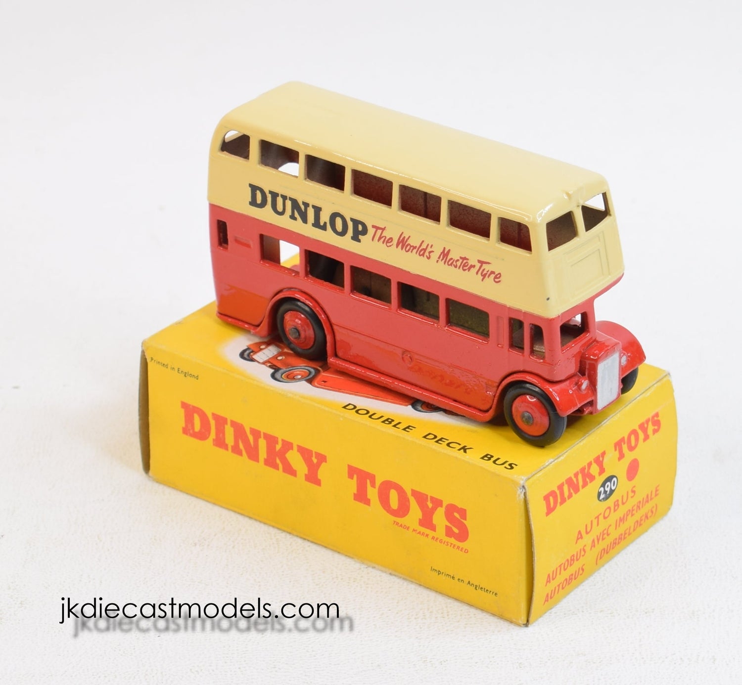 Dinky toys 290 Double deck bus 'Dunlop' Virtually Mint/Boxed