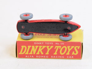 Dinky Toys 232 Alfa Romeo Virtually Mint/Boxed (Red plastic hubs)