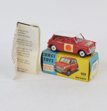 Corgi toys 333 Mini Cooper S 'Sun R.A.C Rally' Virtually Mint/Boxed