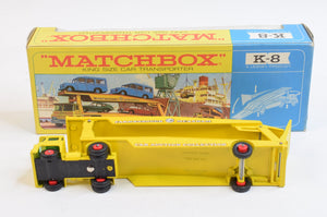 Matchbox King Size K-8 Car Transporter Virtually Mint/Boxed