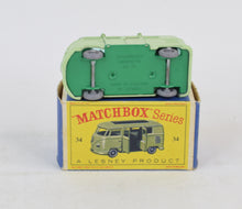 Matchbox Lesney 34 VW Camping car GPW/D box Virtually Mint/Nice box