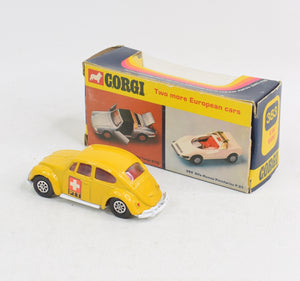 Corgi toys 383 VW 1200 Beetle PTT Virtually Mint/Boxed 'Weslake Collection'