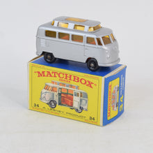 Matchbox Lesney 34 VW Camping car RW/E4 box Virtually Mint/Nice box