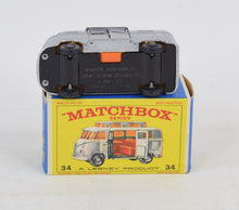 Matchbox Lesney 34 VW Camping car RW/E4 box Virtually Mint/Nice box