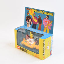 Corgi toys 803 Yellow Submarine Virtually Mint/Boxed