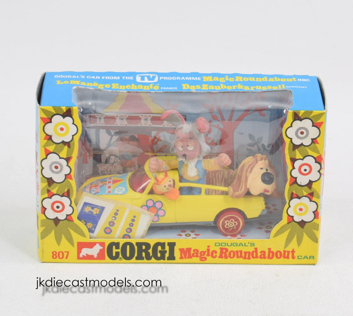 Corgi toys 807 Dougal's car Mint/Lovely box