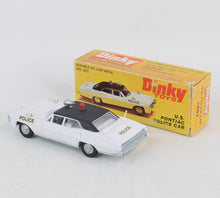 Dinky toys 251 U.S Pontiac Police car Virtually Mint/Boxed (AVA U.S Export)