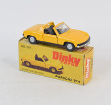 Dinky toys 208 Porsche 914 Virtually Mint/Boxed (AVA U.S export)