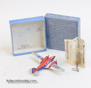 Dinky Toys 62k The Kings Aeroplane Virtually Mint/Boxed