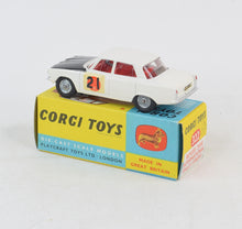 Corgi toys 322 Rover 2000 'International Rally Finish' Virtually Mint/Nice box