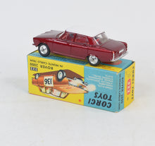 Corgi toys 322 Rover 2000 Monte Carlo Virtually Mint/Nice box (Factory error without decals)