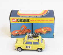 Corgi toys 308 Mini-Cooper Virtually Mint/Lovely box (blue interior)