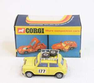 Corgi toys 308 Mini-Cooper Virtually Mint/Lovely box (blue interior)