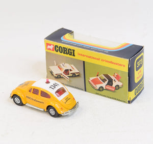Corgi toys 373 VW 1200 Beetle ADAC Virtually Mint/Boxed