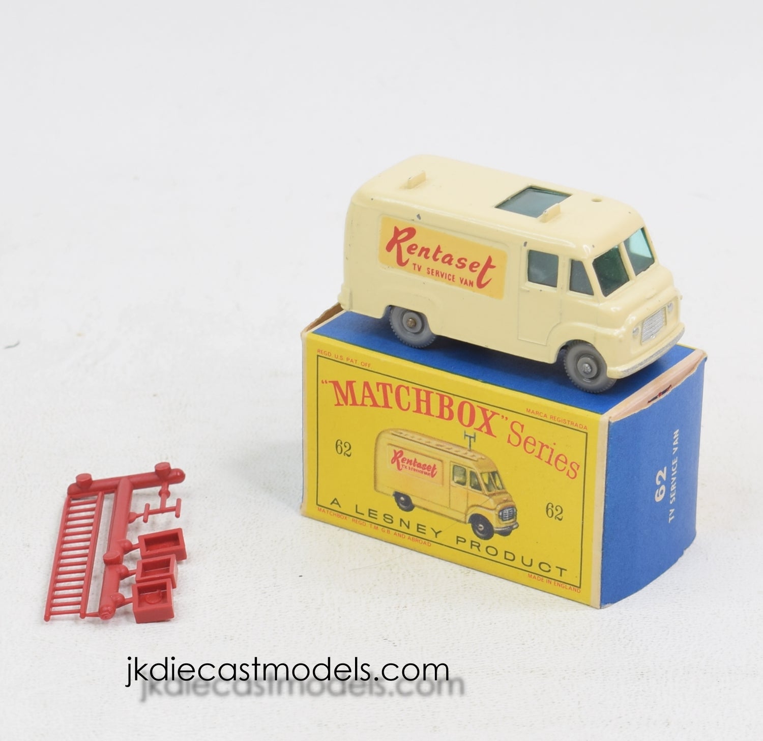 Matchbox Lesney 62 TV Service 'Radio Rentals' van Very Near Mint/Boxed 'Dryden' Collection (GPW)