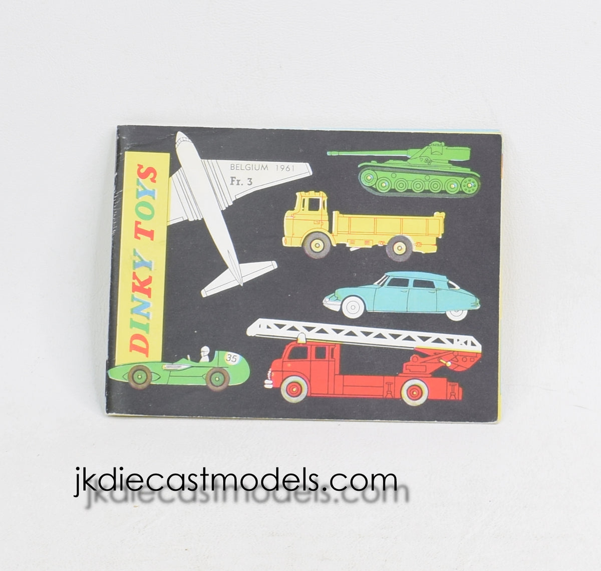 Catalogue Dinky Toys 1961 Vintage - 20 Pages Avec Tampon Détaillant De Marseille, Collection Voitures Miniatures