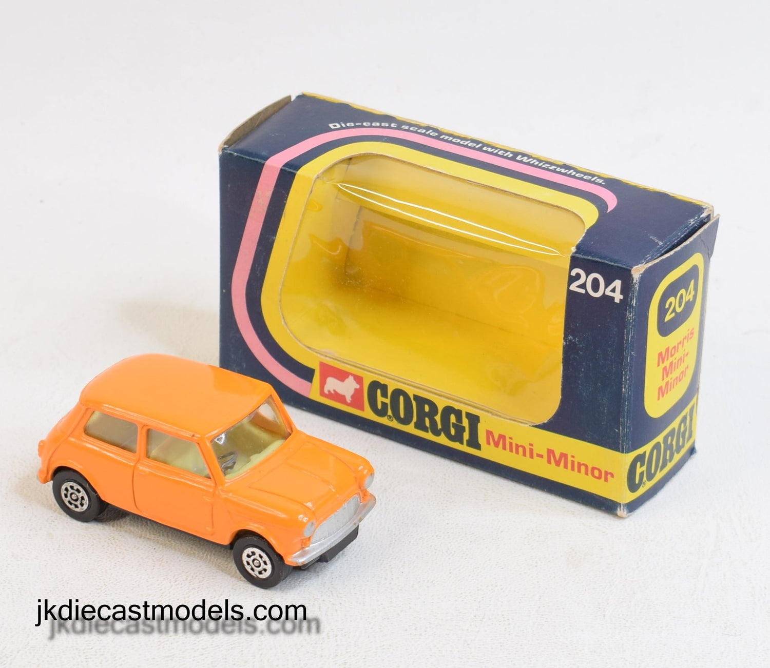 Corgi toys 204 Morris Mini Minor Virtually Mint/Boxed (Black baseplate)