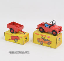 Dinky toy 340 & 341 Land-Rover with Trailer Virtually Mint/Boxed