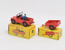 Dinky toy 340 & 341 Land-Rover with Trailer Virtually Mint/Boxed