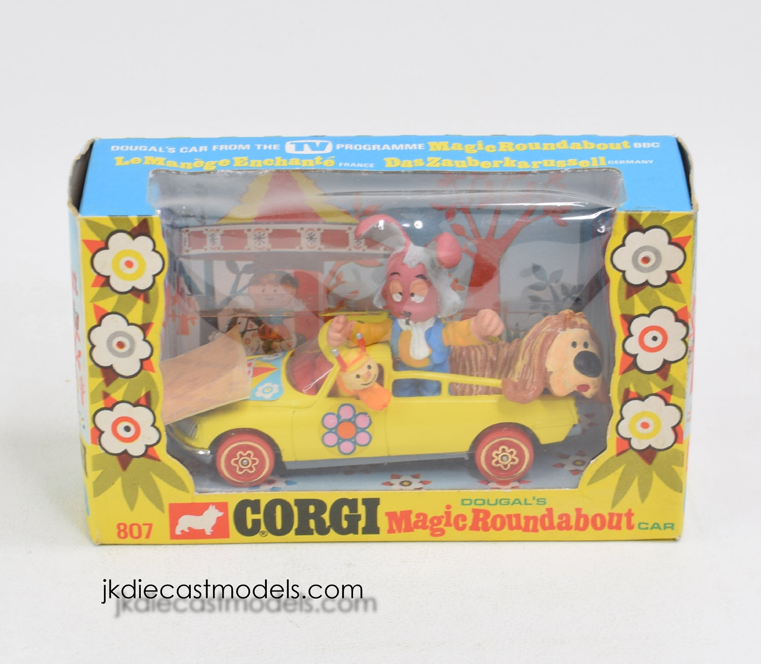 Corgi toys 807 Dougal's car Mint/Lovely box (Last one available)
