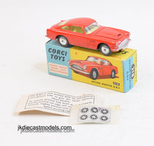 Corgi toys 218 Aston Martin D.B.4 Virtually Mint/Boxed (Bright red)