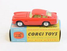 Corgi toys 218 Aston Martin D.B.4 Virtually Mint/Boxed (Bright red)