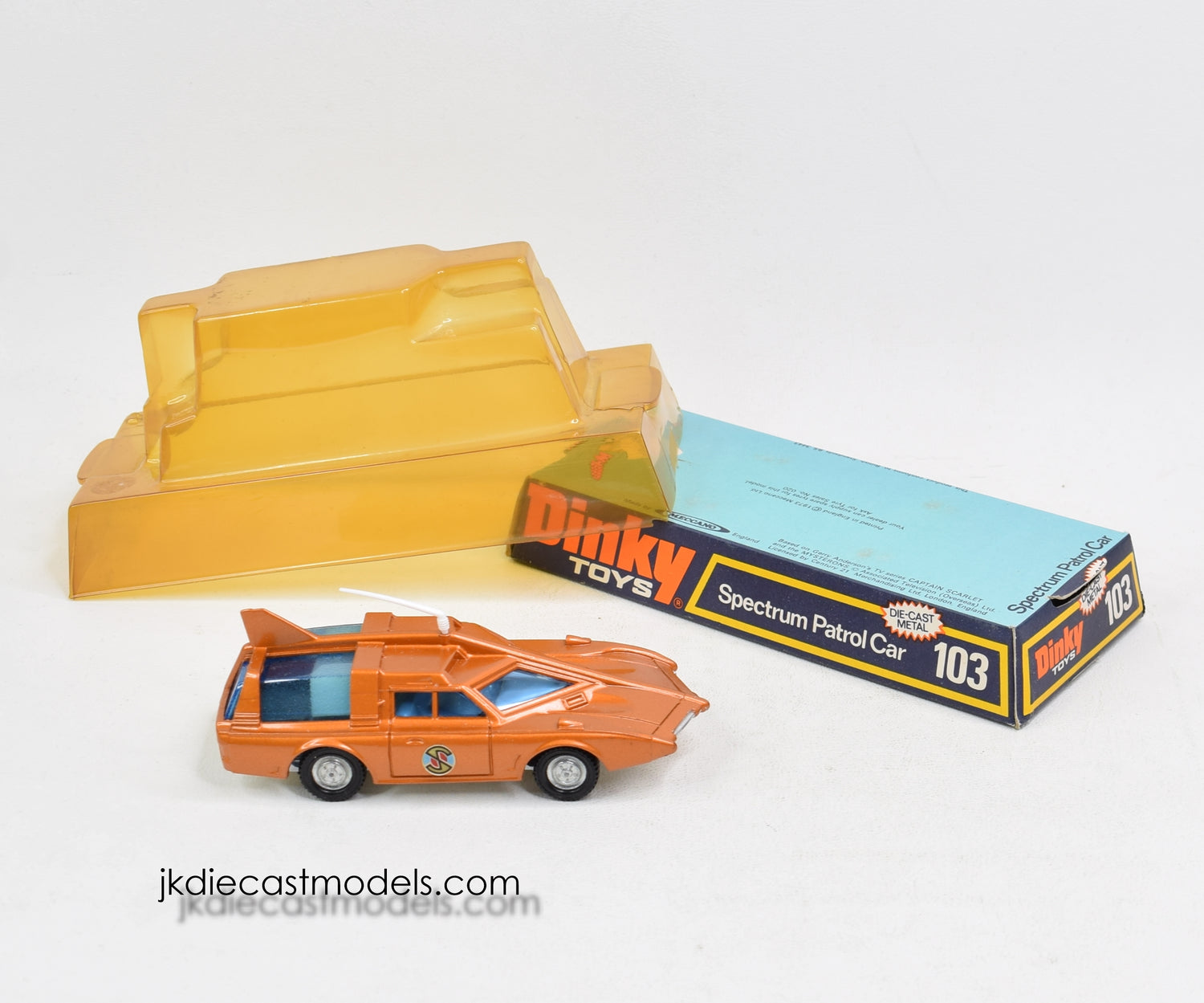 Dinky toys 103 Spectrum Patrol Car Virtually Mint/Boxed ''The Winchester Collection''