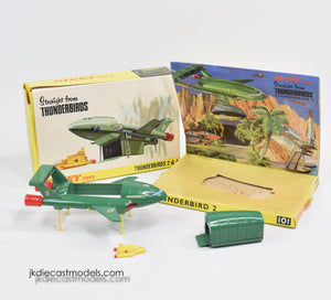 Dinky toy 101 Thunderbird 2 + 4 Virtually Mint/Nice box - ''The Winchester Collection''