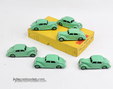 Trade box of 6 Dinky 40a/158 Riley Saloon Virtually Mint/Boxed
