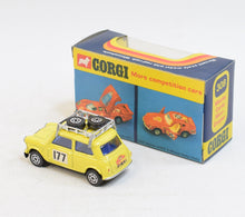 Corgi toys 308 Mini-Cooper Virtually Mint/Lovely box (blue interior)