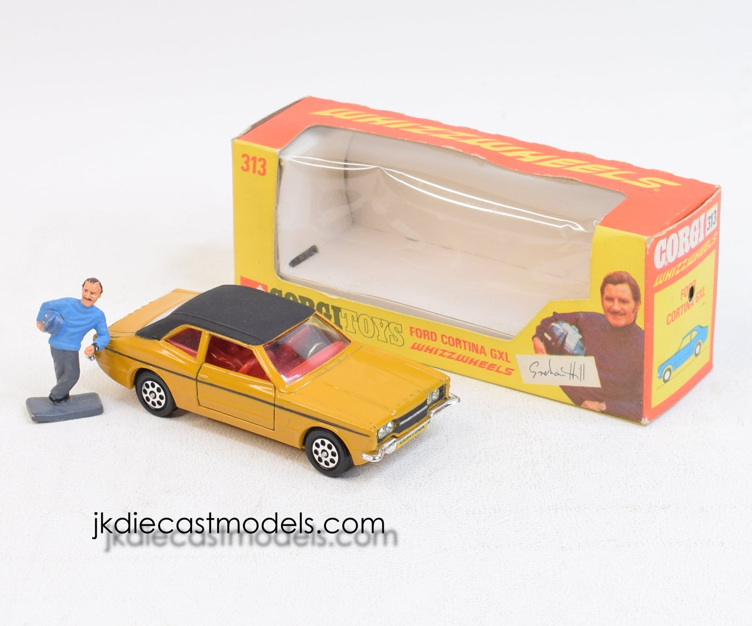 Corgi toys 313 Graham Hill Cortina Virtually Mint/Boxed (LHD)