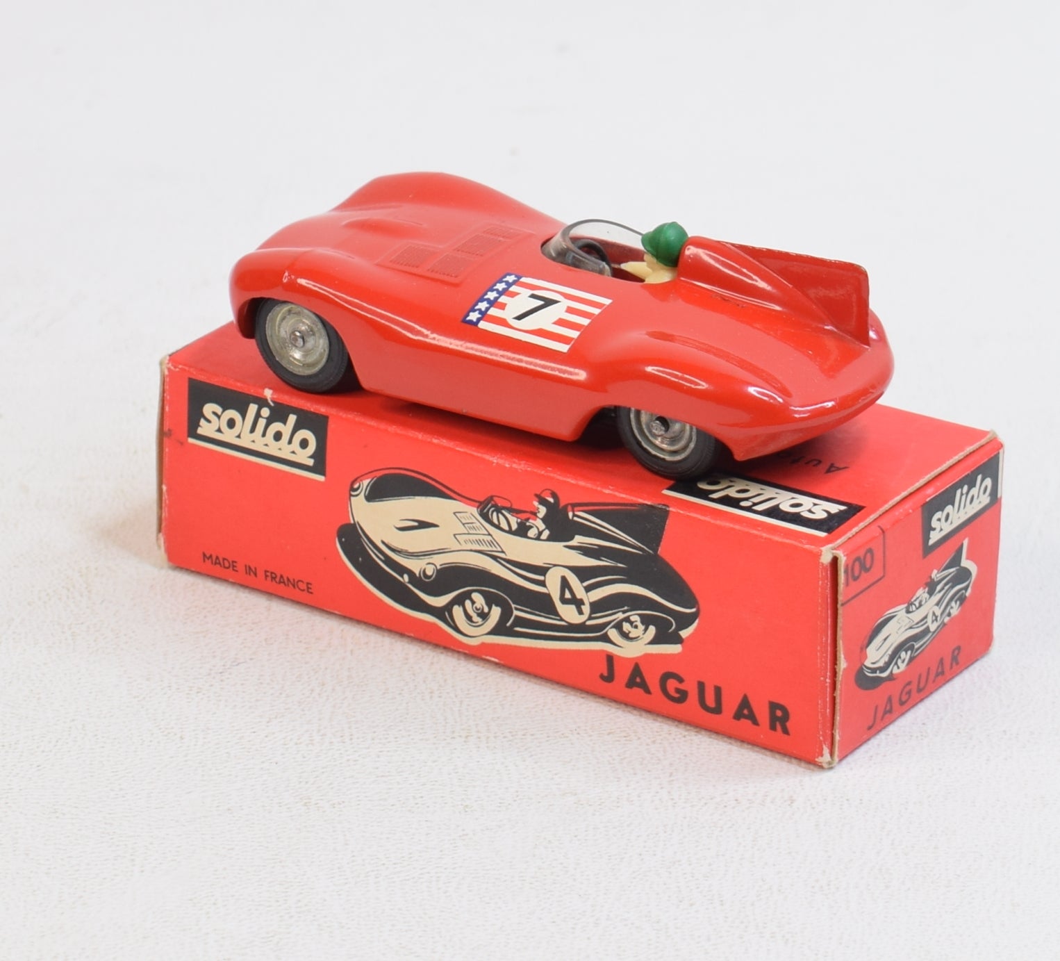 Dalia Spain RARE 1451 Jaguar D Type Le Mans 1/43 in Repro BOX Dalia Spain RARE 1451 Jaguar D Type Le Mans 1/43 in Repro BOX
