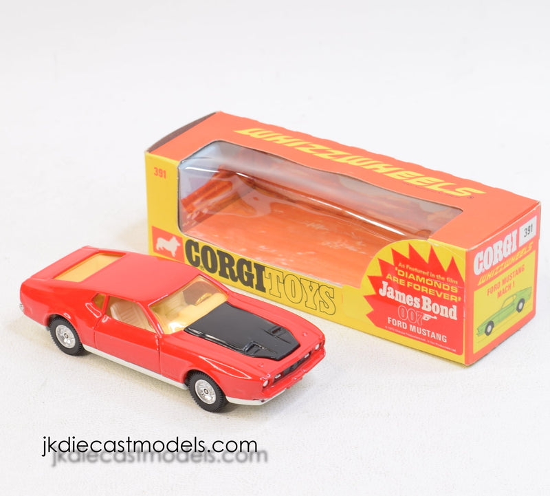 Corgi toys 391 James Bond Ford Mustang Mint/Lovely box – JK DIE