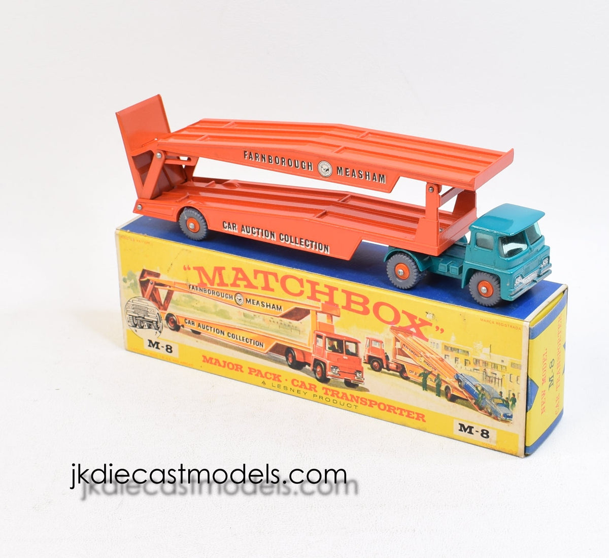 Matchbox King Size M-8 Car Transporter Virtually Mint/Nice box