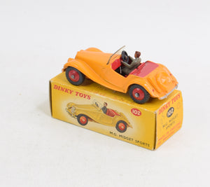 Dinky toy 102 M.G Midget Virtually Mint/Boxed 'Lansdown Collection'