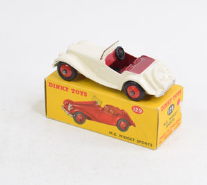 Dinky toys 129 M.G Midget U.S export Issue Virtually Mint/Boxed 'Lansdown Collection'