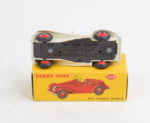 Dinky toys 129 M.G Midget U.S export Issue Virtually Mint/Boxed 'Lansdown Collection'