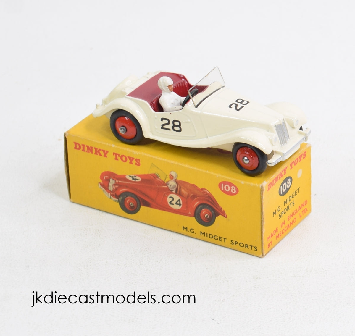 Dinky toys 108 M.G Midget Sports Virtually Mint/Boxed